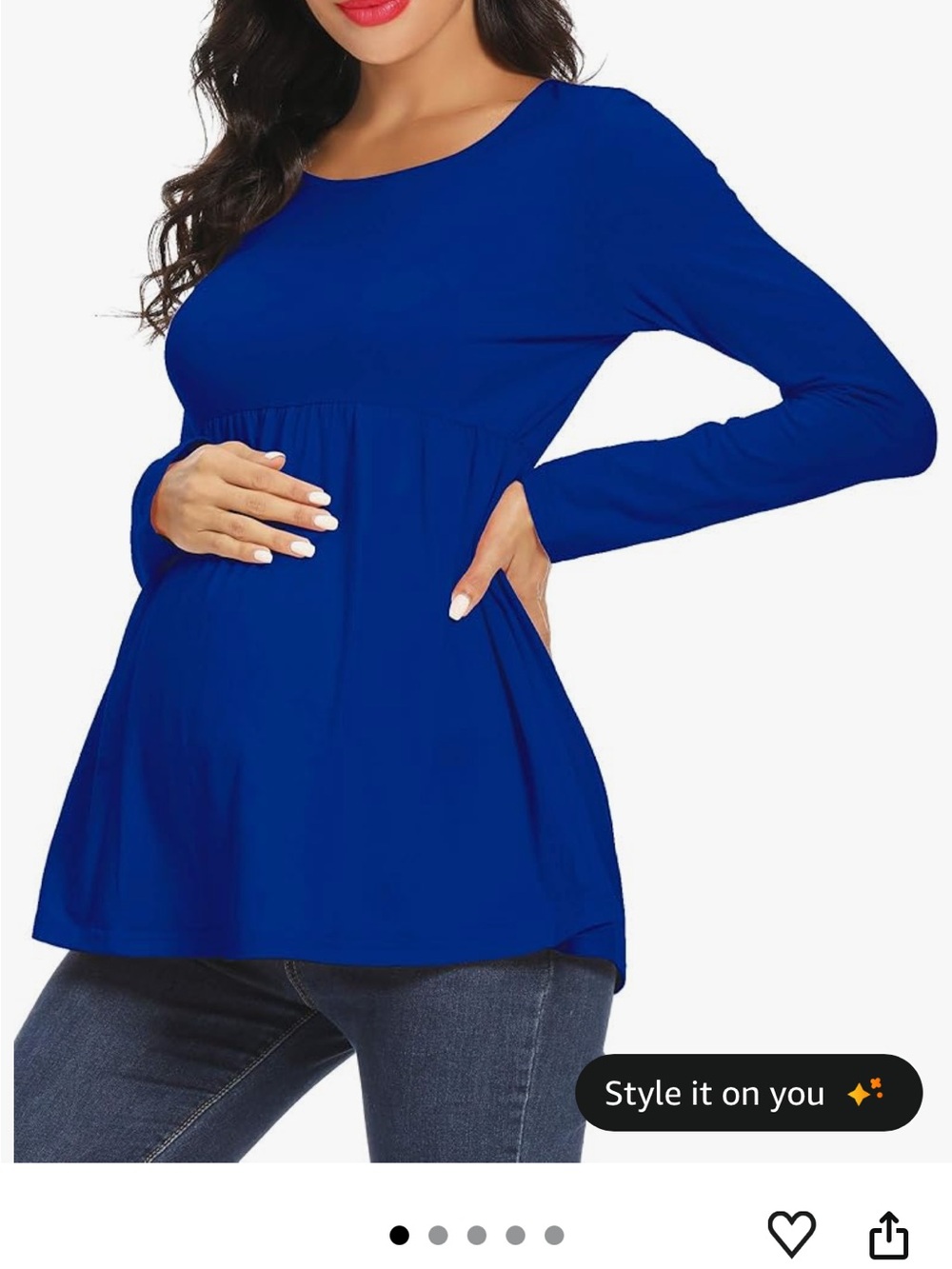 2 maternity shirts